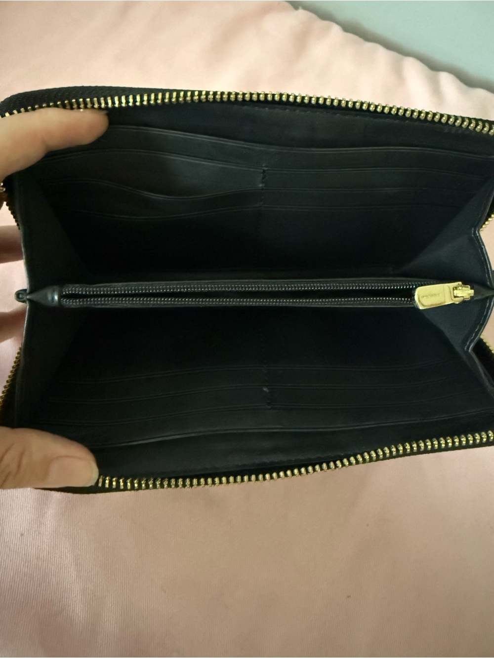 Coach Accordion Zip Wallet in Landscape Print - Picture 6 of 6